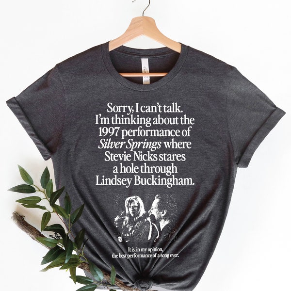 Stevie Nicks Silver Springs Shirt - Etsy
