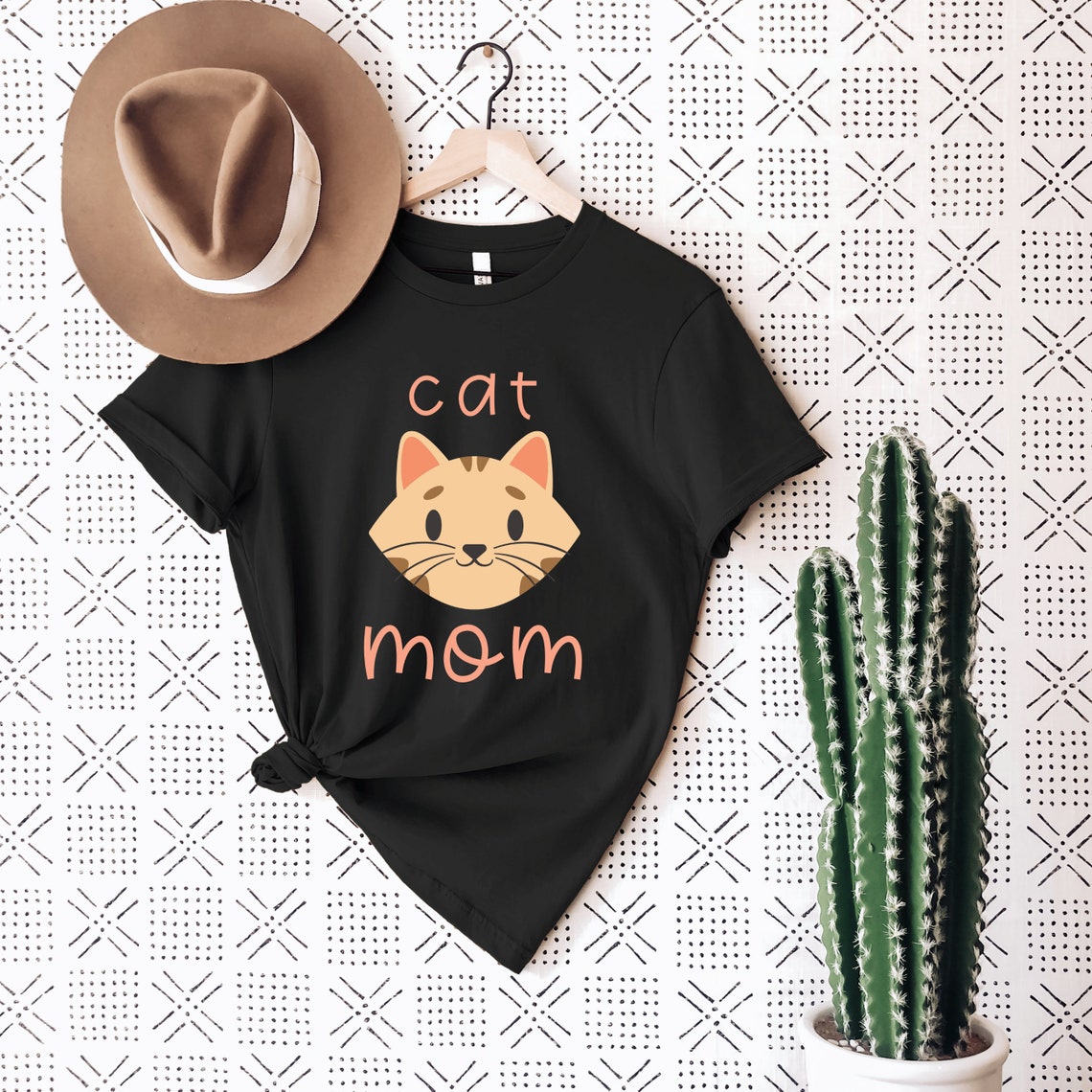 Cat Mama Shirt Cat Mom TShirt Cat Mom Shirt Cat Shirt Etsy