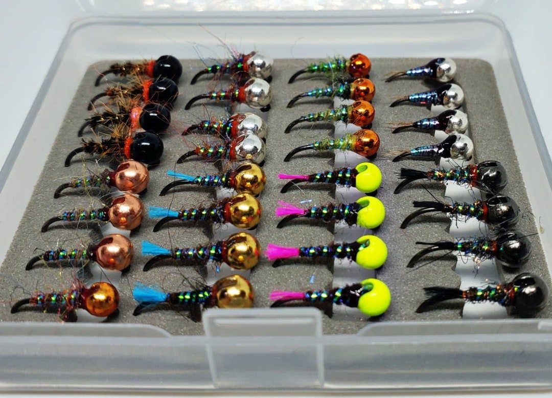 Hares Ear and Firestarter Nymph Fly Box Kit Etsy.de