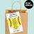Instant Download Softball Survival Kit Bag Tag Printable Softball Team ...
