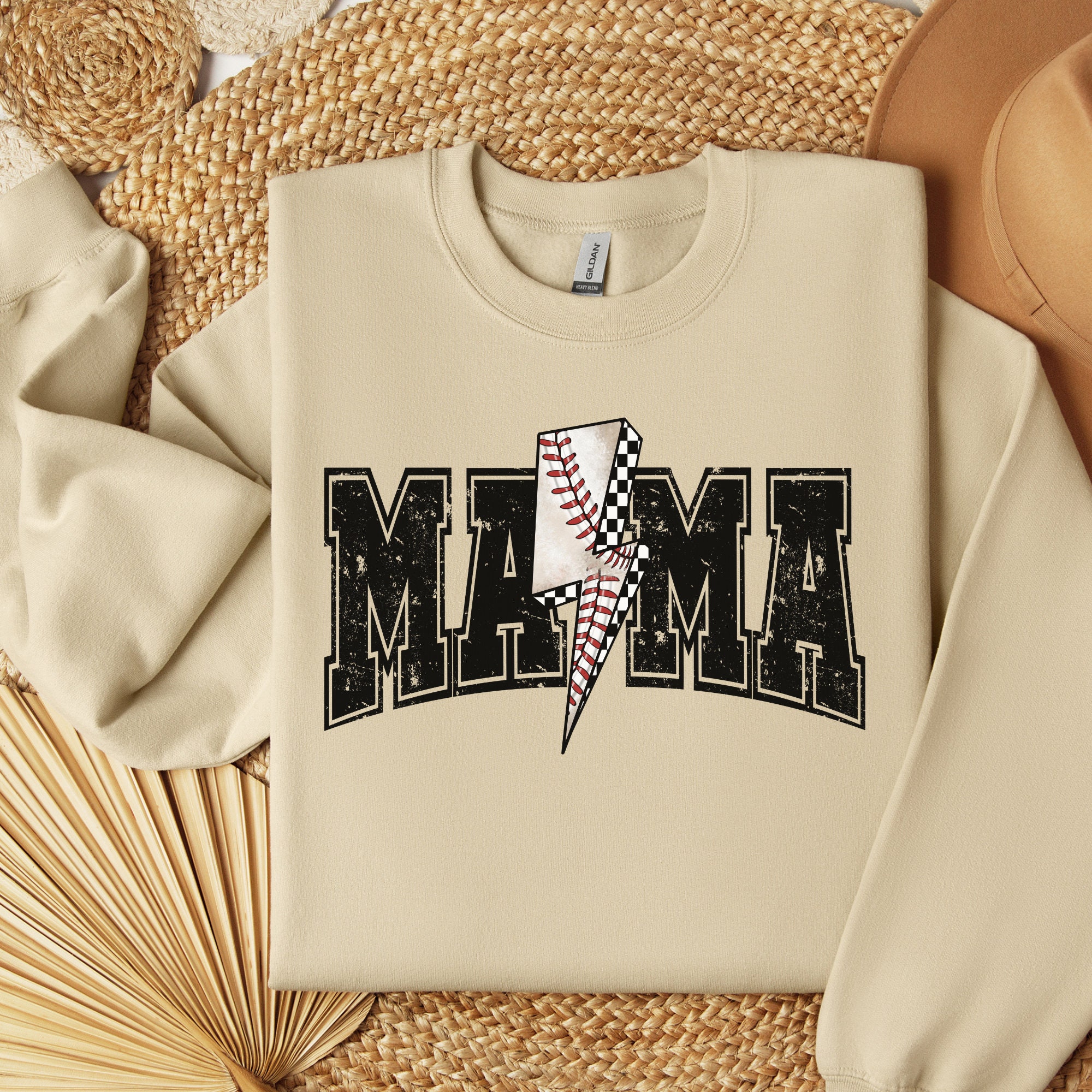 Baseball Mama Sweatshirt - 'There's No Crying In Baseball' Funny Crewneck Pullover For Women