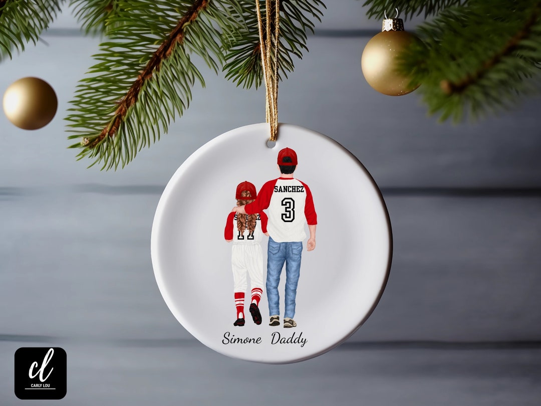 Softball Ornament 2023 Personalisierbar – Weihnachtsbaum Schmuck Mit Geschenkbox