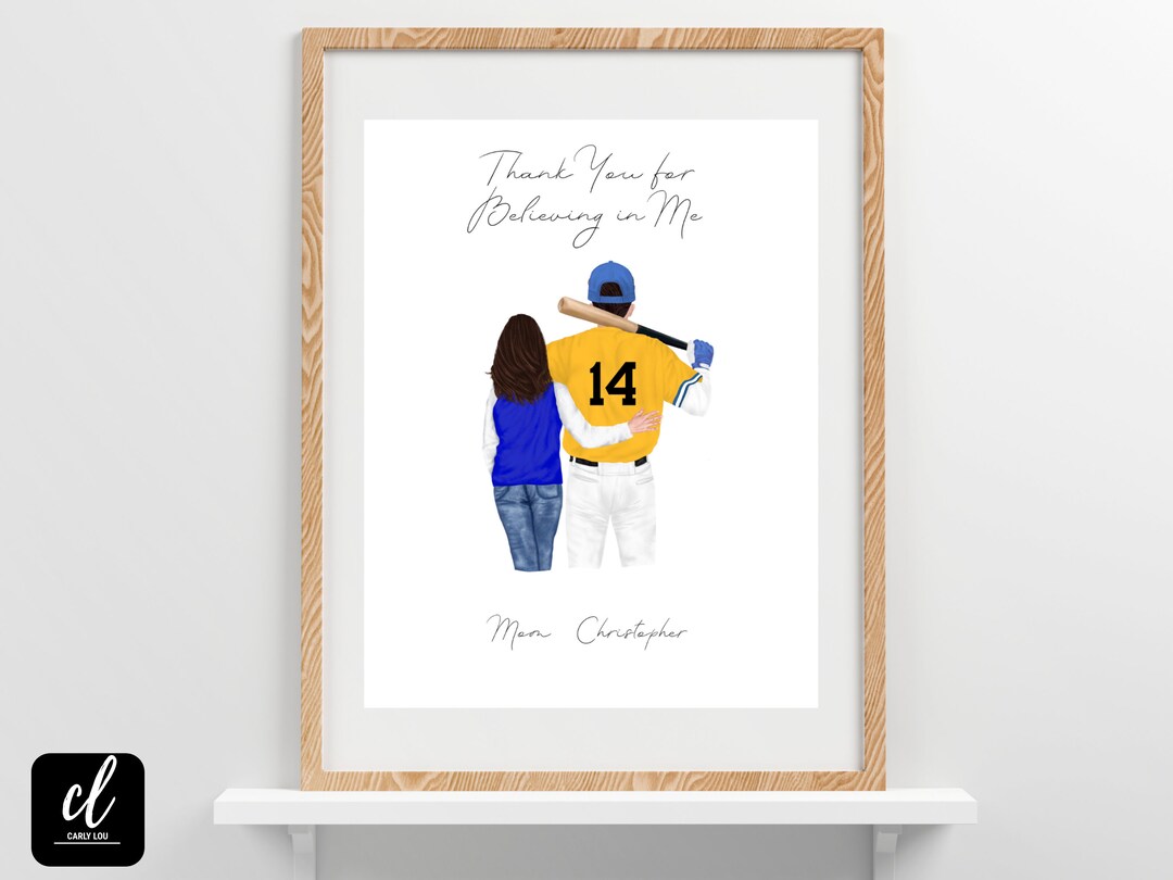 Baseball Mom Gift Ideas, Personalized Mom Gift Baseball Personalized