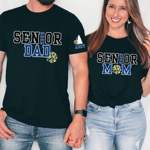 Custom Senior Cheer Mom Shirt Senior Mom Cheer Shirt Senior Mom Senior Cheer Dad Shirt Senior Dad Cheer Gifts Cheerleader Senior Night Gift