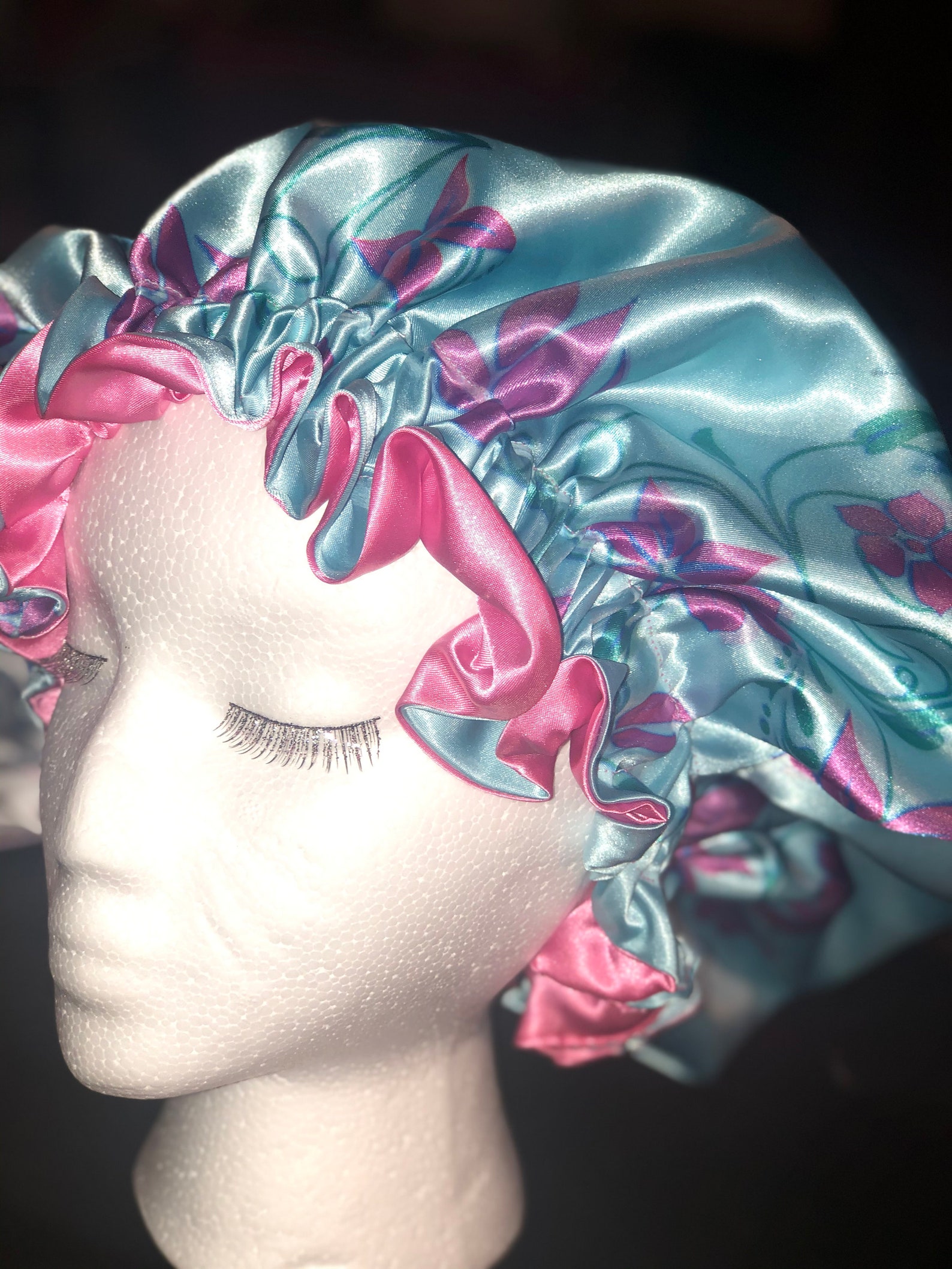 en satin 100 réversible Etsy