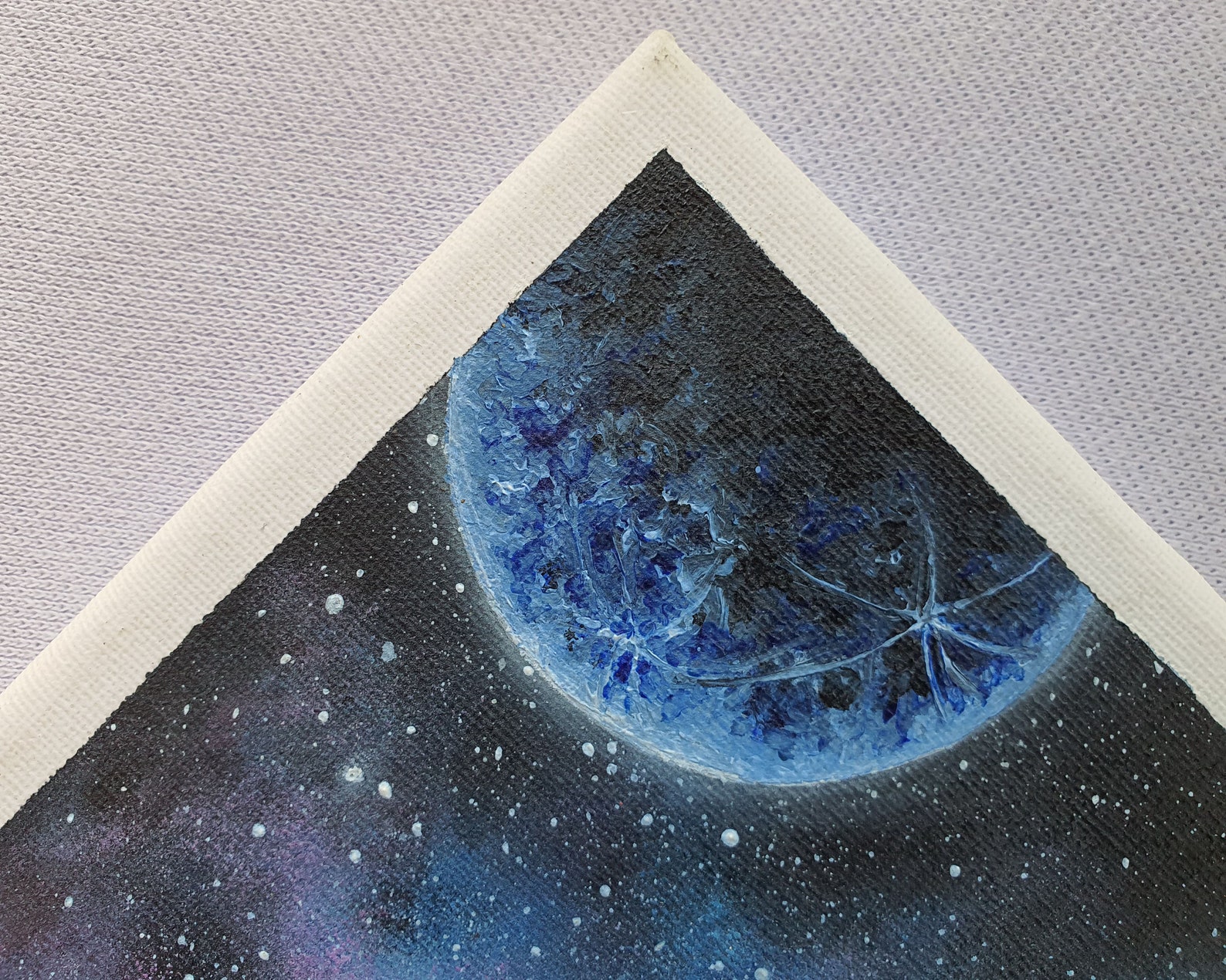 Universe Painting Original Acrylic Painting on Canvas Space Etsy