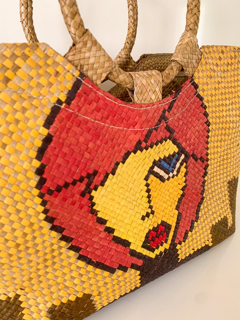 Philippines Bayong Bag Handwoven Summer Tote Bag Banig Bag Etsy