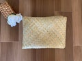 Handwoven PLAIN PANDAN mat\/ NATURAL picnic mat from Philippines\/  family gift \/ Ecofriendly\/ Gift for mom \/ Handmade gift | Fast shipping product logo