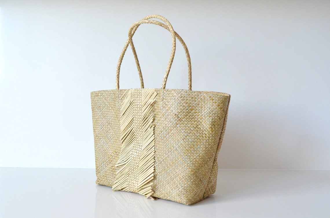 Handwoven Banig Shoulder bag from the Philippines/ Natural Etsy