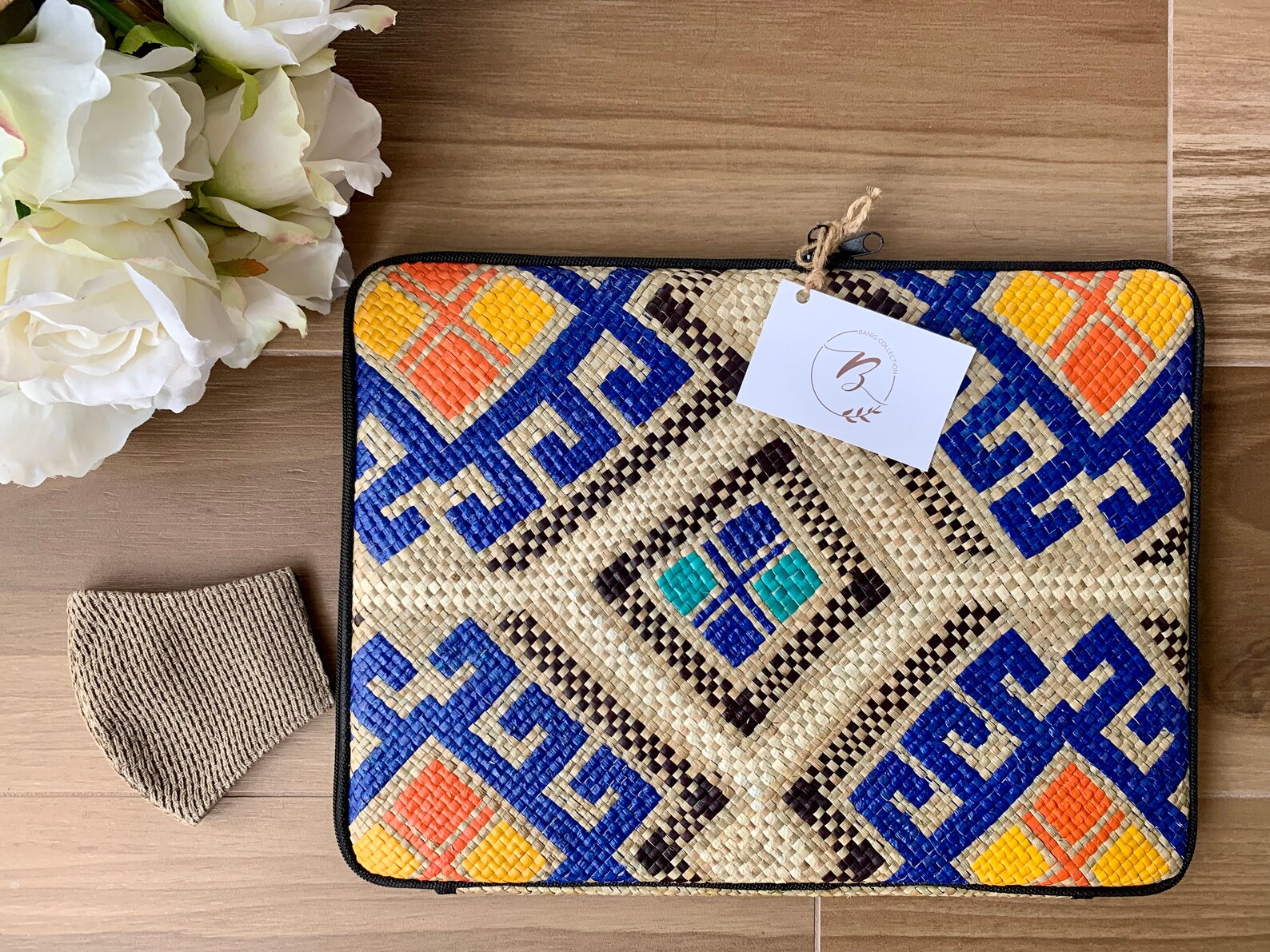 Handwoven Banig Laptop bag/ made from the Philippines/ Durable Etsy