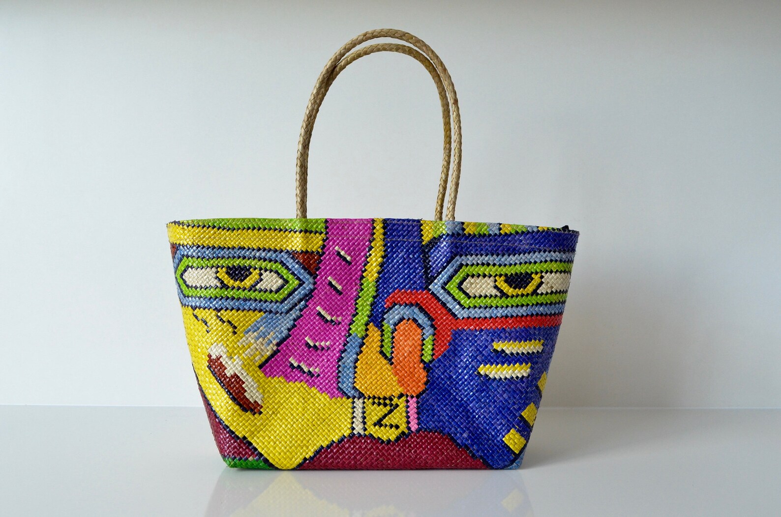 Summer Handwoven Shoulder Bag from the Philippines made from Etsy