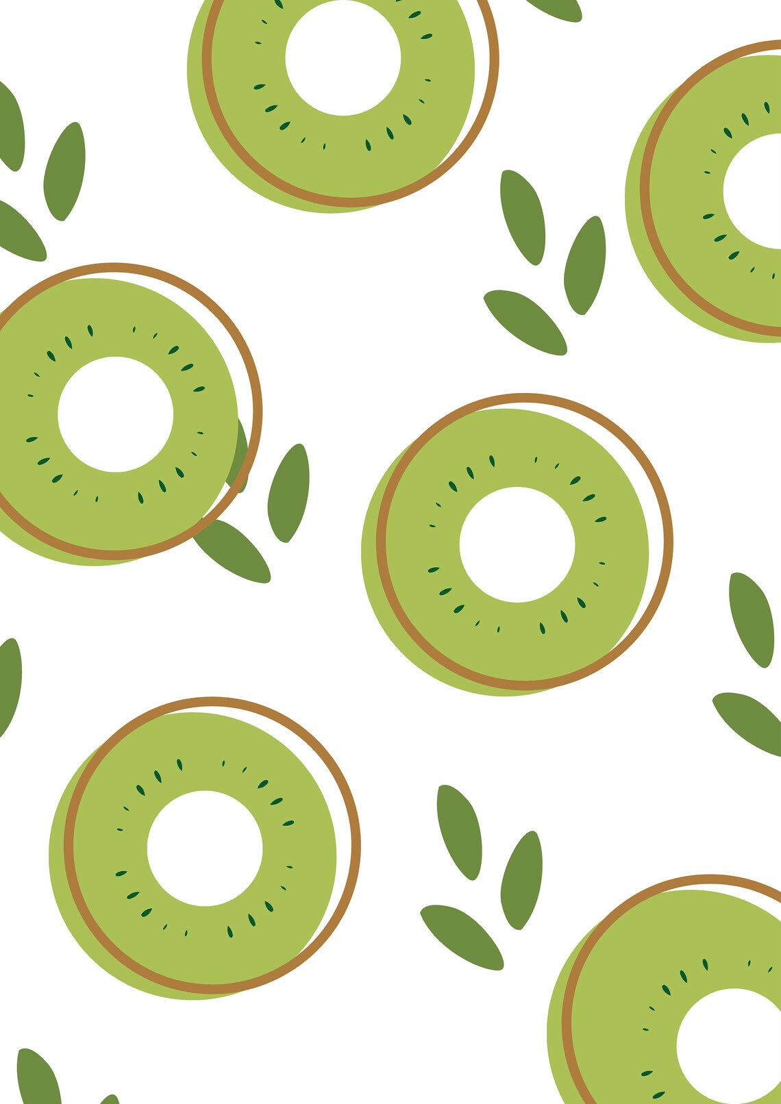 Kiwi Pattern PrintDIGITAL DOWNLOAD PRINTABLE Wall Art Etsy