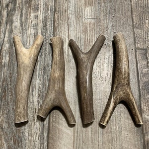 4 Pack Antler Dog Chews, Premium Deer Antlers From Montana! ~ Free Shipping!