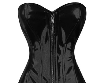 Steel Boned corset~ Handmade~  Overbust corset/Plus size~ Waist Training Corset