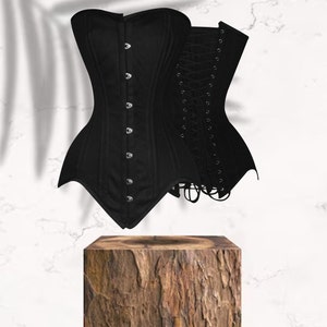 Steel Boned corset~ Handmade~  Overbust corset/Plus size~ Waist Training Corset