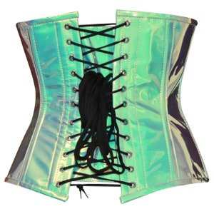 Waist Cincher/ Steel boned corset/ Underbust corset/Laceup corset/ Corselette image 3