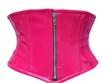 Waist Trainer/Steel Boned corset~ Lace up ~handmade ~ Underbust corset