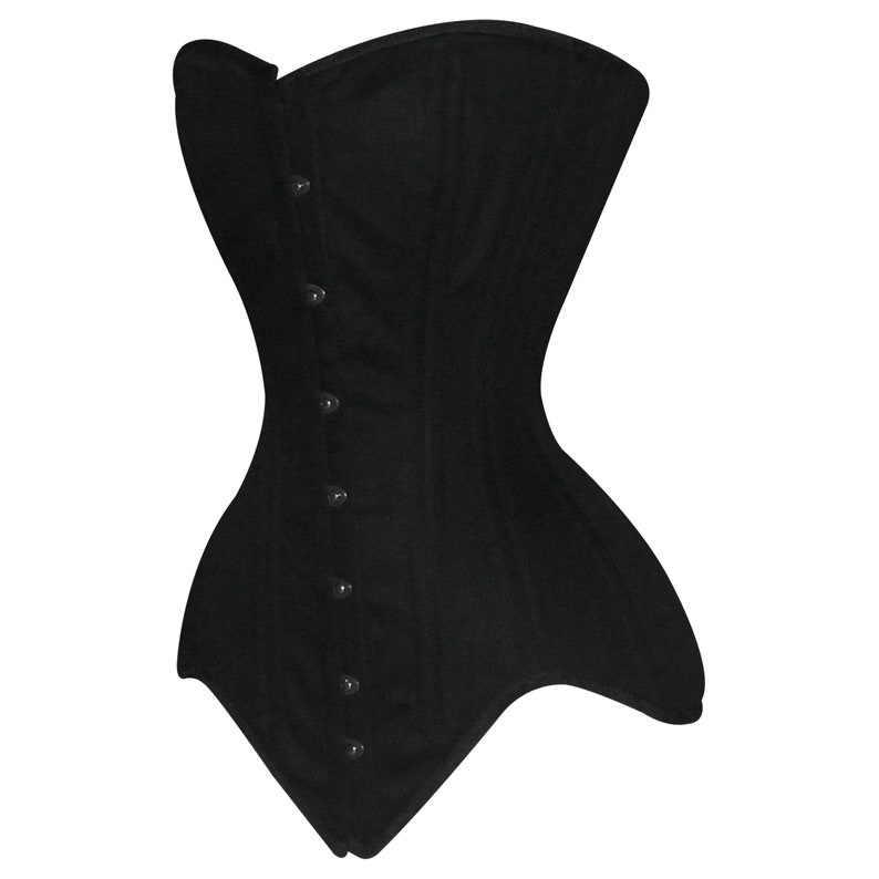 Steel Boned corset Handmade Overbust corset/Plus size Waist Training Corset image 9