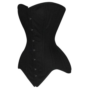 Steel Boned corset Handmade Overbust corset/Plus size Waist Training Corset image 3