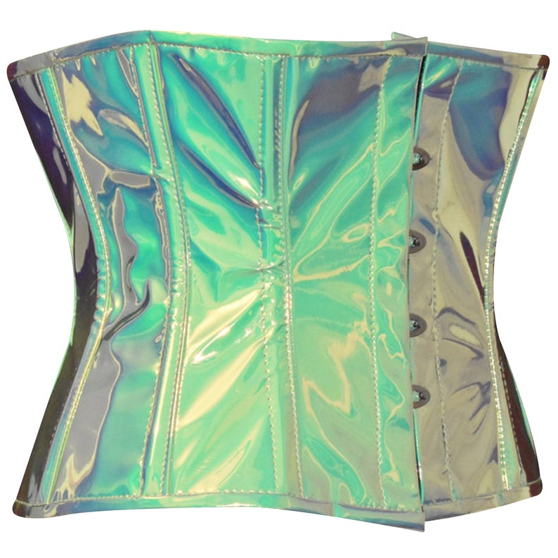 Waist Cincher/ Steel boned corset/ Underbust corset/Laceup corset/ Corselette image 7