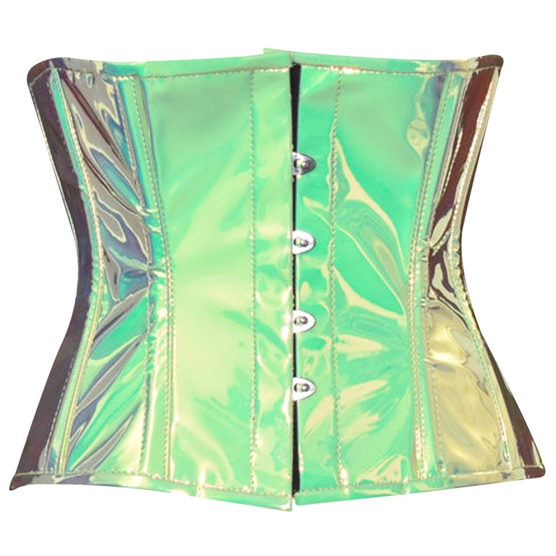 Waist Cincher/ Steel boned corset/ Underbust corset/Laceup corset/ Corselette image 5