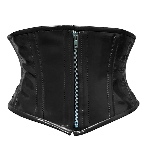 Waist Trainer/Steel Boned corset~ Lace up ~handmade ~ Underbust corset