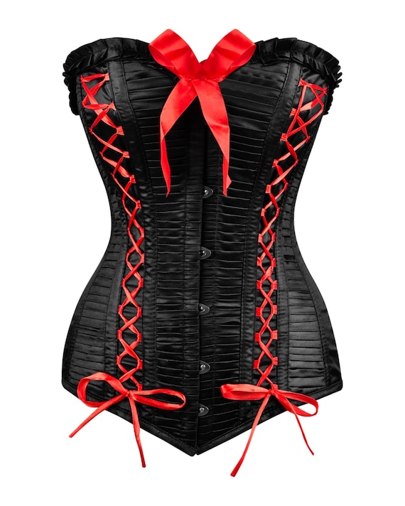 Overbust Corset Top Of The Line Waist Trainer Handcrafted Steel