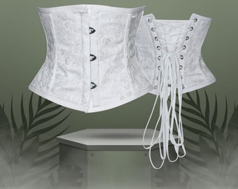 Medieval/ Bridal corset~ Waist Shaper/ Lace up corset/  Corset Tops/Steel boned corset