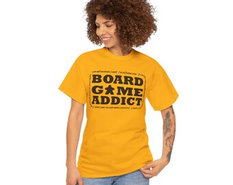 Camiseta unisex de algodón grueso Board Game Addict