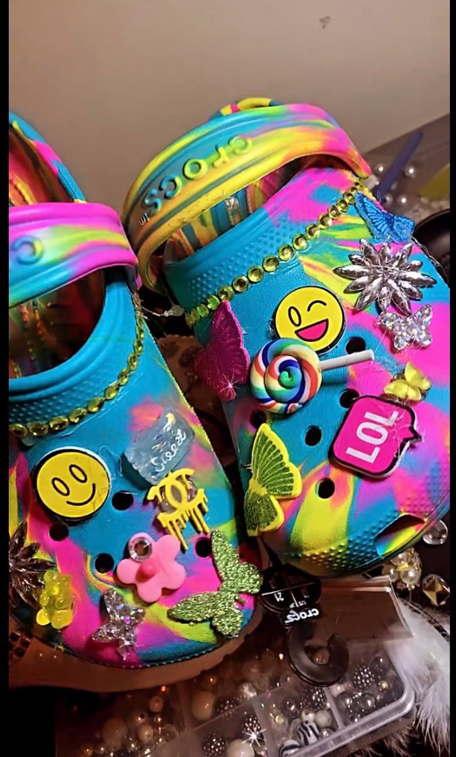 custom design crocs