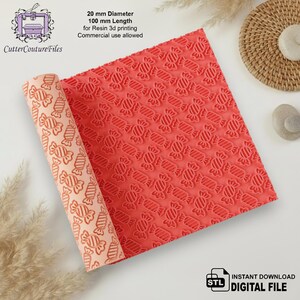 Valentine Candy Pattern | Polymer Clay Texture Roller | (Digital Download) #270