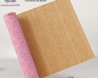 3D Oak Wood Texture Roller for Polymer Clay, Resin Printing (Digital STL File) #084
