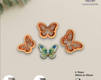 Butterfly Polymer Clay Cutter | Spring Jewelry Tool (Digital Download) #015