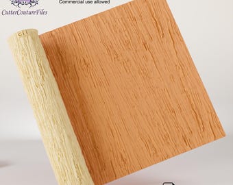 May include: A rolled, textured, light beige cylinder next to a flat, orange-brown rectangular surface. The text on the image reads "20 mm Diameter, 100 mm Length for Resin 3d printing, Commercial use allowed". The image also includes the text "INSTANT DOWNLOAD DIGITAL FILE".