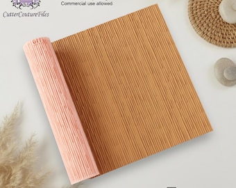 Bamboo Texture Roller for Polymer Clay | Wood Grain Embossing (Digital File) #110