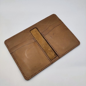 Portefeuille original - Marron - Cuir recyclé et récupéré - Cuir tanné végétal marron Durable Durable Homme fait main
