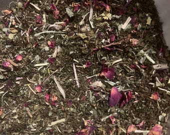 Té de hierbas Goddess Balance • Mezcla de apoyo hormonal para mujeres ~ Elaborado por una herbolaria