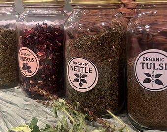 Mezcla de té personalizada / Elige tus propios ingredientes para té de hierbas / Té artesanal para el bienestar