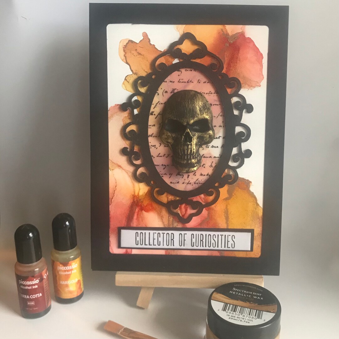 Alcohol Ink Mixed Media Art Etsy