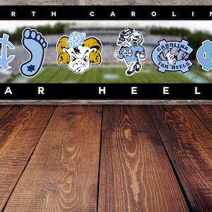 The Generations of North Carolina themed Logos-We aim to Provide the Best in Sports Wall Decor-Exclusive designs & Custom Teams Available!!