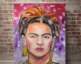 Frida Khalo , Canvas Prints, Wall Decor, Canvas Wall Art, Ready to Hang Canvas, Art, Home Decor, Unframed Prints Available
