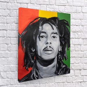 Bob Marley , Canvas Prints, Wall Decor, Canvas Wall Art, Ready to Hang Canvas, Art, Home Decor, Unframed Prints Available