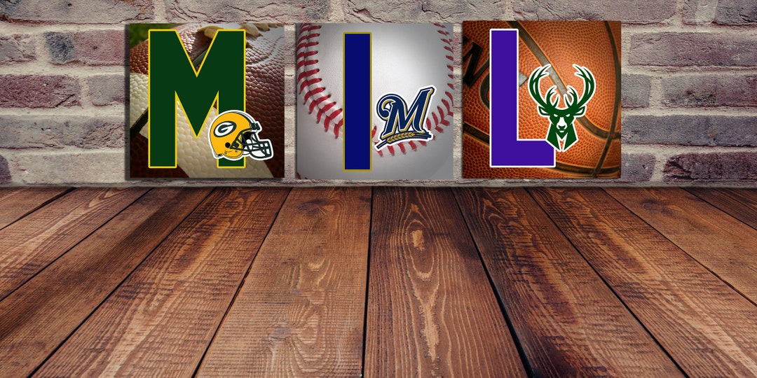 A Collection of Milwaukee Sports Teams Baseball Teams, Basketball Teams, Football Teams, Etc