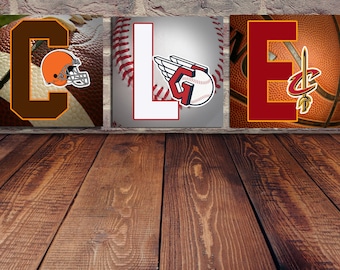A Collection of Ohio Sports Teams- Cleveland Browns, Cleveland Baseball, Cleveland Cavaliers, Etc.