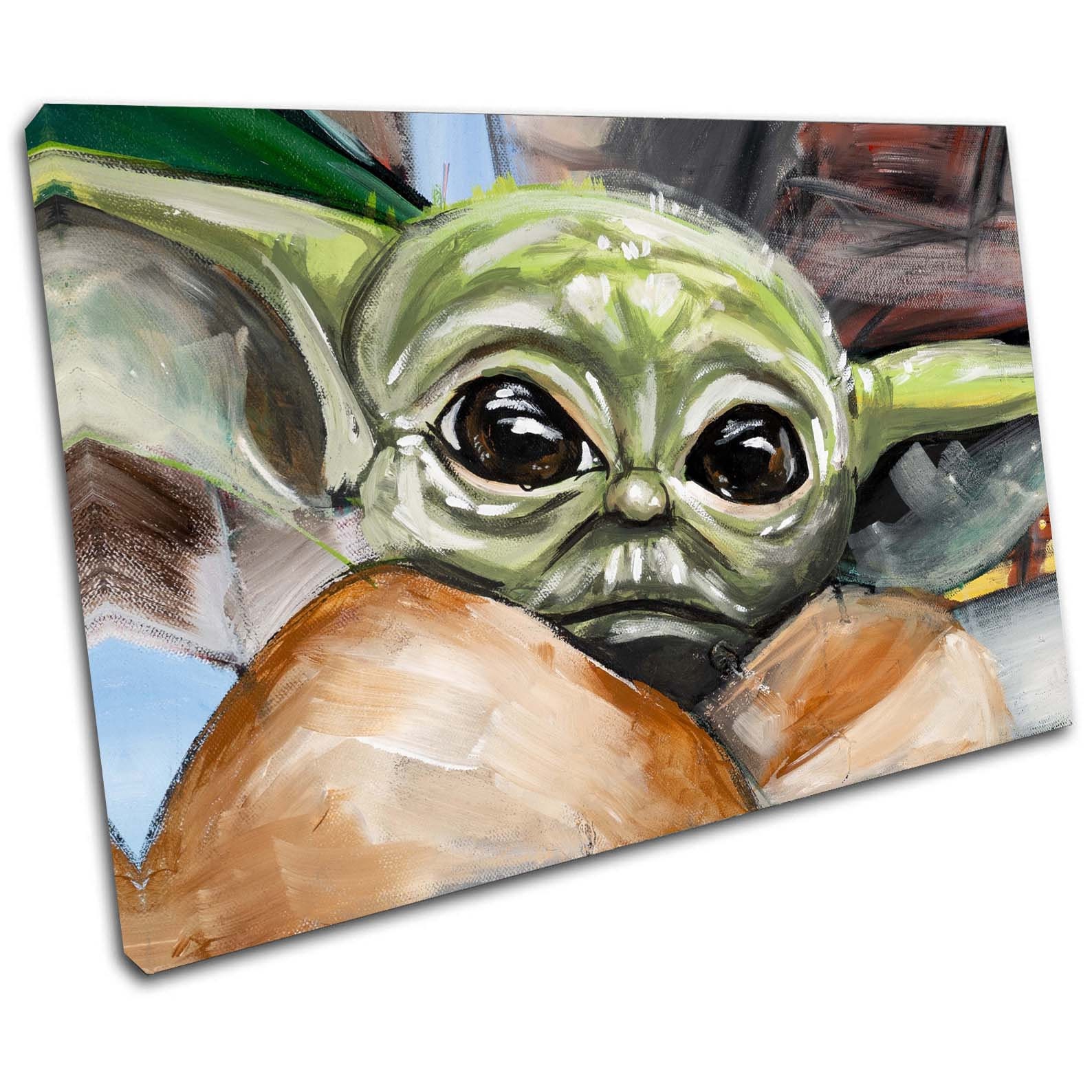 Baby Yoda of Mandalorian , Canvas Prints, Wall Decor, Canvas Wall Art, Ready to Hang Canvas, Art