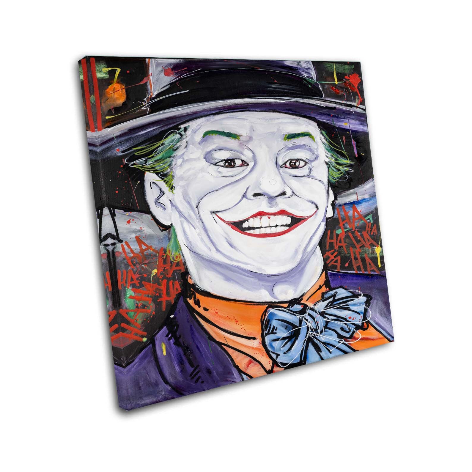 Joker From Batman Canvas Prints Wall Decor Canvas Wall Art - Etsy UK