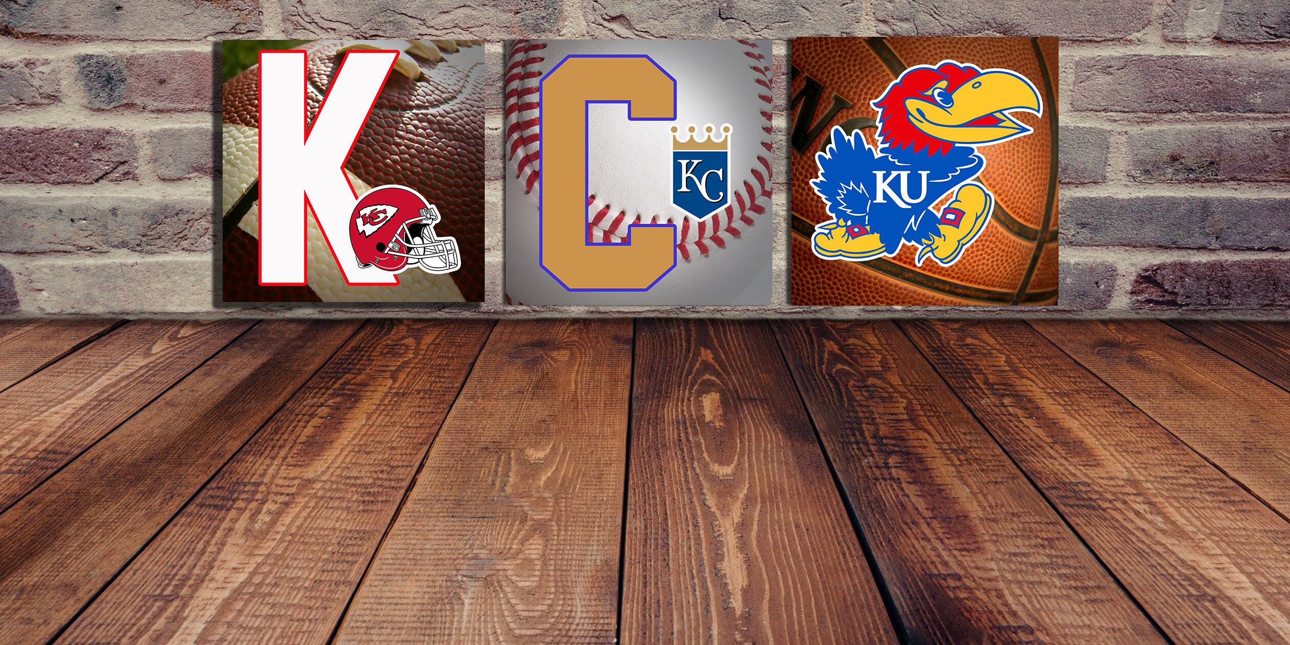 A Collection of Kansas City Sports Teams Football Etsy