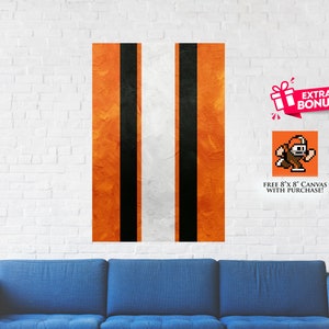 Cleveland Browns - Orange and Brown Canvas Wall decor Lets Go Brownies!!