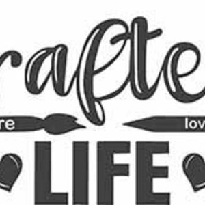 SVG File-Crafters are loving life, crafting, art-digital download