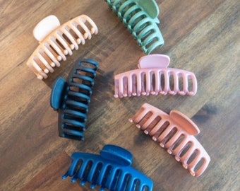 Claw Clips • Hair Clip • Hair Accessories • Hair Claw • Acetate Hair Claw • Matte Hair Claw • Hair Clips for Women • Large Hair Claw